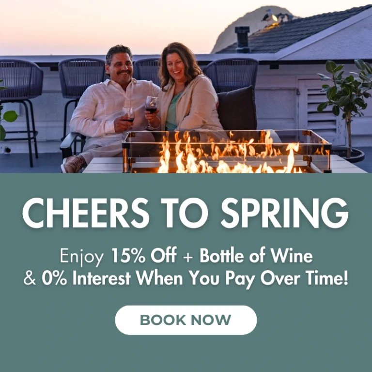 Cheers to Spring offer at Ascot Suites in Morro Bay, CA